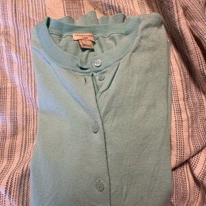 J. Crew Light Blue Cardigan